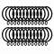 Metal Curtain Rings with Eyelets