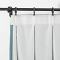 Pinch Pleat Room Darkening Blackout Curtain with Liner Capri