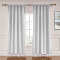 Rod Pocket Faux Linen Window Curtain with Blackout Lined LIZ