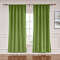 Rod Pocket Faux Linen Window Curtain with Blackout Lined LIZ