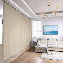 Ceiling Track Room Divider Curtain Kit for Any Space, PAZ + LORA