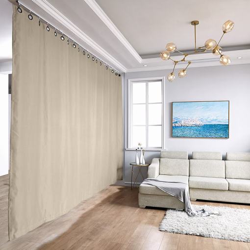 Ceiling Track Room Divider Curtain Kit for Any Space, PAZ + LORA