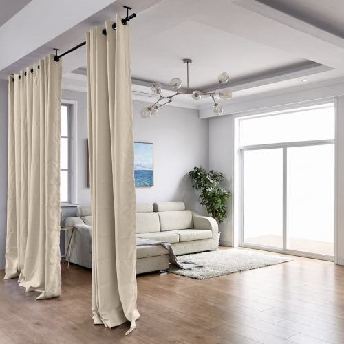 room divider rod amazon