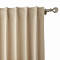 Get our luxury textured faux linen curtain colors available natural washable drape