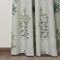 Botanical Floral Print Polyester Cotton Curtain Drape AURORA