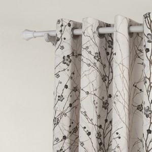 Plum Blossom Polyester Curtain Drape ASTRID