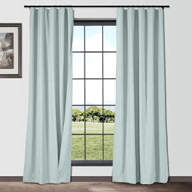 ISABELLA Faux Linen Curtain Drapery
