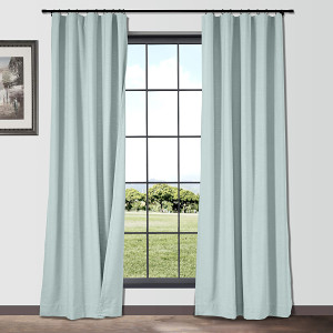 Cary Faux Linen Curtain Drapery