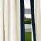 Discover our velvet curtain with color border custom colors available natural washable drape