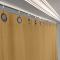 Recommended ceiling track room divider drape fireproof flame retardant curtain colors available natural washable fireproof drape