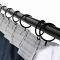 Get our 2-in-1 Hanging Hook Belt Back Tab Sheer Blackout Layered Mix Match White Voile curtain colors available natural washable drape