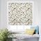 CORA Botanical Flower Print Polyester Cotton Roman Shade