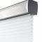 RHODES Cordless Blackout TriShades Day/Night Honeycomb Shade with White Backing White Sheer
