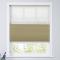 REID Cord Lift Blackout TriShades Day/Night Honeycomb Shade White Sheer
