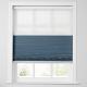 ROLLINS Cordless Blackout TriShades Day/Night Honeycomb Shade White Sheer