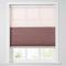 RAVEN Cordless Blackout TriShades Day/Night Honeycomb Shade with White Backing Pink Sheer