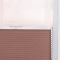 RAVEN Cordless Blackout TriShades Day/Night Honeycomb Shade with White Backing Pink Sheer