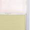 RAVEN Cordless Blackout TriShades Day/Night Honeycomb Shade with White Backing Pink Sheer