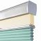 Rey Cordless Blackout TriShades Day/Night Honeycomb Shade Beige Sheer