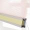 RAMESH Cord Lift Blackout TriShades Day/Night Honeycomb Shade with White Backing Pink Sheer