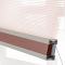 RAMESH Cord Lift Blackout TriShades Day/Night Honeycomb Shade with White Backing Pink Sheer