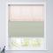RINO Cord Lift Blackout TriShades Day/Night Honeycomb Shade Pink Sheer