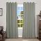 Mayra Polyester Faux Linen Curtain 100% Completely Blocking Sunlight