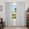 Mayra Polyester Faux Linen Curtain 100% Completely Blocking Sunlight