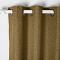 Mayra Polyester Faux Linen Curtain 100% Completely Blocking Sunlight