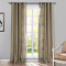 Jawara Luxury Solid Linen Curtain Grommet Top Room Darkening Liner