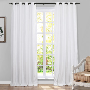 Jawara Cotton And Linen Curtain Room Dark Window Curtain Panel