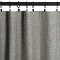 Jawara Heavyweight Natural Linen Textured Curtain, 4-in-1 Header Type Hook Belt Rod Pocket Back Tab Flat Hook Room Darkening Drape
