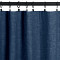 Jawara Linen Cotton Curtain Drapery with White Blackout Liner 4-in-1 Header Flat Hooks Back Tab Rod Pocket Hook Belt