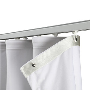 Ripple Fold Drapery Ceiling or Wall Mounted Track Kit LORA