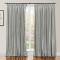 Silver Gray Pinch Pleat Curtains