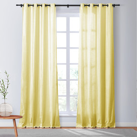 Veda 100% Cotton Luster Velvet Curtain