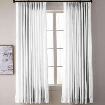Us 41 99 Antique Bronze Grommet Faux Dupioni Silk Drape Curtain