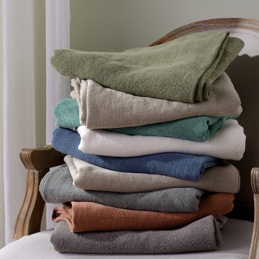 Chadmade Textured Heavy Weight 100 Linen Curtain Drapes Grommet