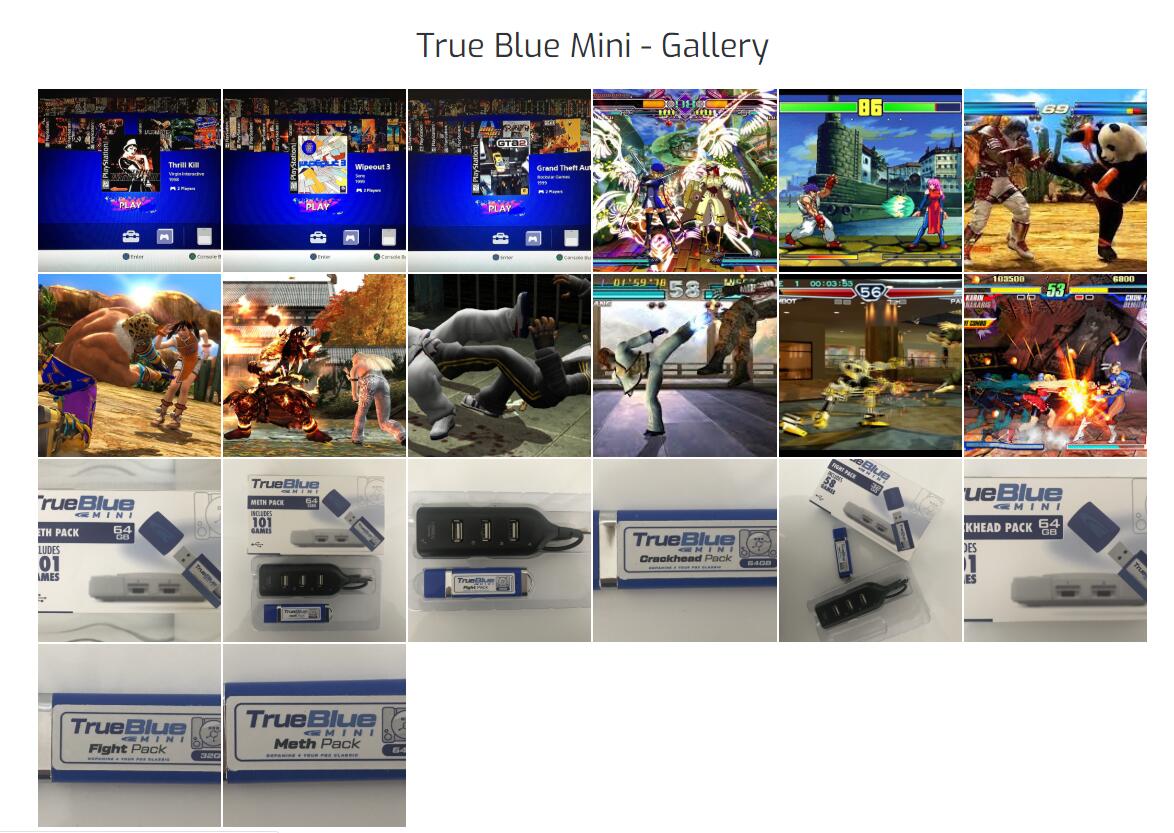 true blue mini playstation classic