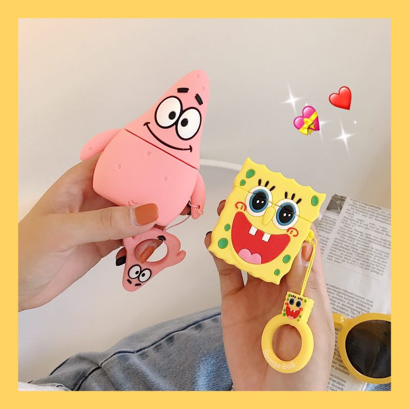 Simple Kitchen 10 Buy Apple wireless Bluetooth Airpods2 case Spongebob cover