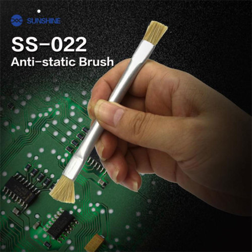 SUNSHINE SS-022 PCB Rework ESD Anti Static Dust Brush For Mobile Phone Tablet PCB BGA Repair Soldering Cleaning Tool for iPhone