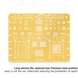 WL Golden BGA Reballing Stencil Kit 0.12mm Thickness Tin Mesh Solder Template for iPhone XSMAX XS XR X 8 8P 7P 7 6P 6 5 5S