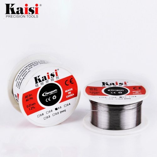 Kaisi Flux 1.2% Rosin Core Tin Lead Solder Wire Sn60 / Pb40 for Welding Works (0.3mm / 0.4mm / 0.5mm / 0.6mm Optional)