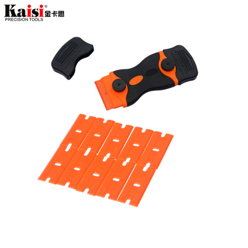 Kaisi Phone LCD Glue Remover Scraper for Mobile Phone Tablet Screen Repair Cleaning Tool with 10Pcs Blades