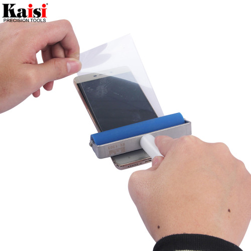Kaisi 10cm 4  Silicone Roller Tool Mobile Cell Phone Screen Protector Pasting Roller Wheel LCD OCA Polarizing Tools