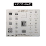 kaisi 3D IC Chip BGA Reballing Stencil Kits Set A8 A9 A10 A11 stencil tin plate hand tools for iPhone 6SPlus 7G X 8G 8P series