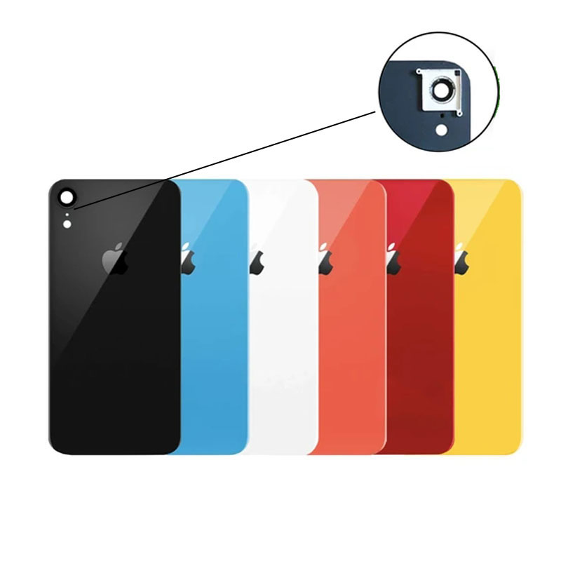 For iPhone XR Back Glass Replacement Big Camera Hole
