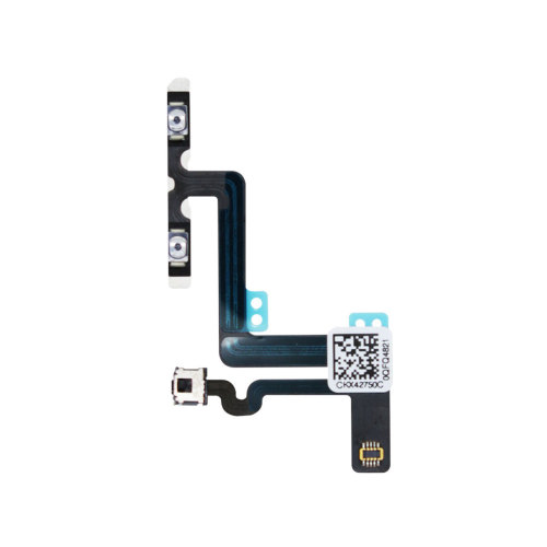 For iPhone 6S Plus Volume Control Button Ribbon With Metal Bracket Flex Cable