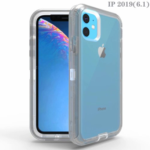 For iPhone 6S 7 8 Plus XS XR MAX 12 11 Pro 13 14Case Transparent Mobile Phone Case anti-fall Protection Lens