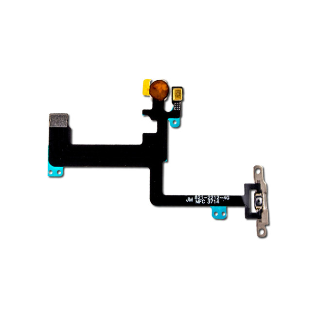 For iPhone 6 Plus Power Button Flex Cable with Metal Holder